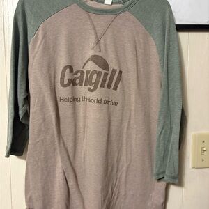 Alternative Green and Beige Raglan Shirt